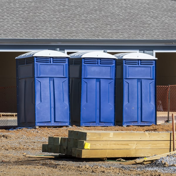 what is the expected delivery and pickup timeframe for the porta potties in Copake New York